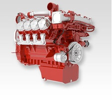 Deutz V8 diesel engine